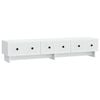 vidaXL TV omarica s predalom Bela 147 x 34,5 x 30 cm Inženirski les