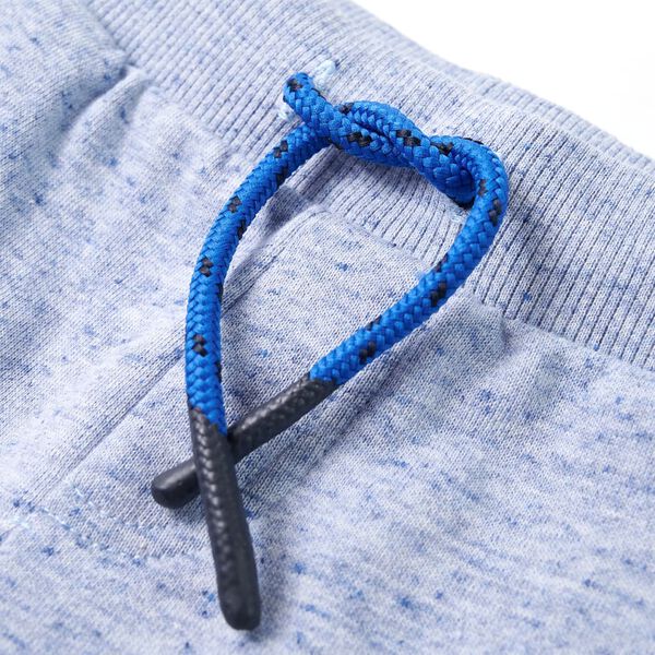 Otroške kratke hlače z vrvico modra melange 104