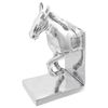vidaXL Knjižna opora 2 kos srebrna 11 x 14 x 25 cm Aluminij