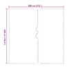 vidaXL Prozorna ponjava z u&scaron;esi 5x8 m PVC