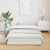 vidaXL Posteljni okvir Bela 90 x 210 cm Trden borov les