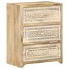 vidaXL Komoda 60x35x75 cm trden mangov les
