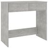 vidaXL Pisalna miza betonsko siva 80x40x75 cm iverna plo&scaron;ča