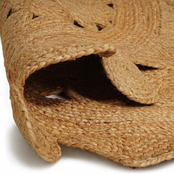 vidaXL Preproga Rjava &Oslash; 240 cm Juta