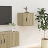 vidaXL Stenska TV omarica sonoma hrast 40x34,5x40 cm