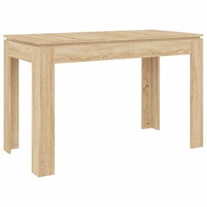 vidaXL Jedilna miza sonoma hrast 120x60x76 cm iverna plo&scaron;ča