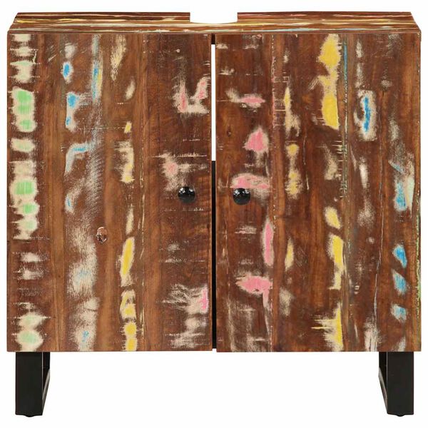 vidaXL Omarica za umivalnik 62x33x58 cm trden predelan les in inž. les