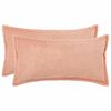 vidaXL Prevleka za blazino 2 kos HOUTEN Roza 40 x 80 cm Boucl&eacute;