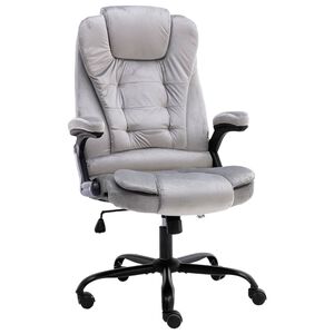 vidaXL Pisarni&scaron;ki stol svetlo siv žamet