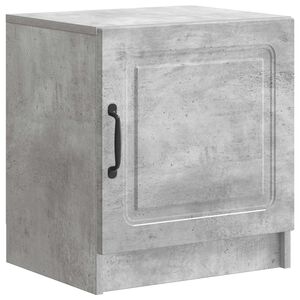 vidaXL Nočna omarica Betonsko siva 43 x 34,5 x 47 cm Inženirski les