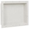 vidaXL Ni&scaron;a za tu&scaron; kabino mat bela 41x51x10 cm