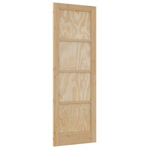 vidaXL Notranja vrata 73,5 x 211 cm Vezani les Naravna