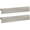 vidaXL Pokrivni profil za vrtno obrobo 2 kos 100 x 6 x 15 cm