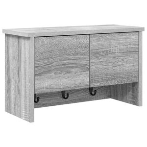 vidaXL Nadwyčajna obe&scaron;alnik za pla&scaron;če Siva Sonoma 50 x 20 x 30 cm