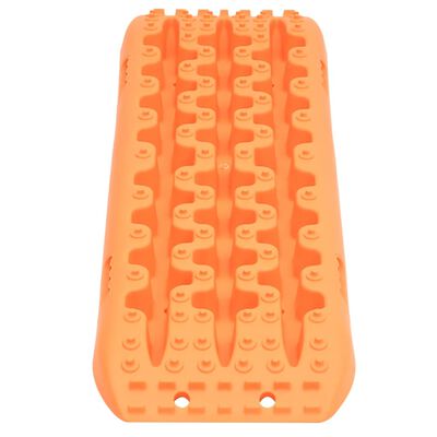 vidaXL Plošča za boljši oprijem 2 kosa oranžna 106x30,5x7 cm najlon