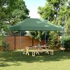 vidaXL Zložljivi pop-up &scaron;otor za zabave zelen 410x279x315 cm