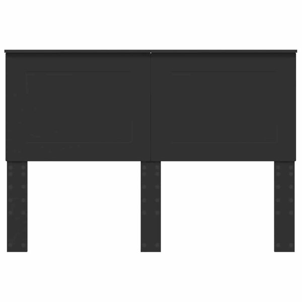 vidaXL Vzglavje Črna Orehovina 160 cm Konstruiran les