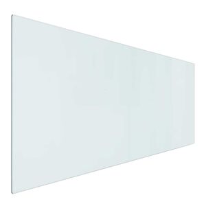 vidaXL Steklena plo&scaron;ča za kamin Transparentno 120 x 50 cm Steklo