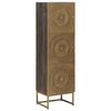 vidaXL Visok predalnik Medenina 35 x 30 x 120 cm