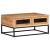 vidaXL Klubska mizica 90x60x40 cm trden akacijev les