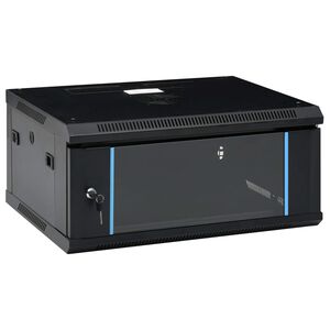 vidaXL Stenska omrežna omarica 4U 19" IP20 600x450x285 mm