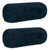 vidaXL Prevleka za blazino 2 kos HEERLEN Temno modra &Oslash; 15 x 40 cm