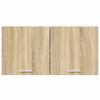 vidaXL Viseča omarica Sonoma hrast 80 x 31 x 40 cm Konstruiran les