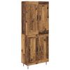 vidaXL Visok predalnik Star les 69,5 x 34 x 180 cm Konstruiran les