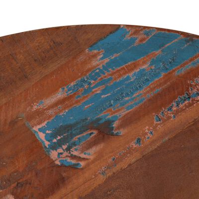 vidaXL Barska miza iz trdnega predelanega lesa 75x(76-110) cm