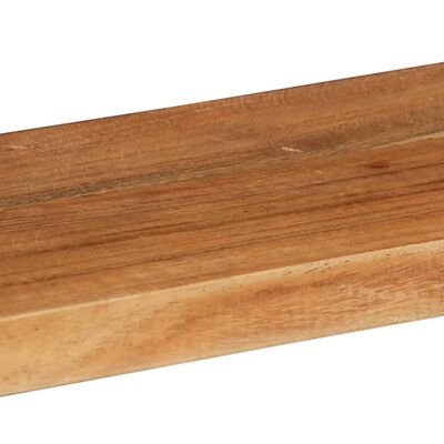 vidaXL Stenske police v obliki kock 3 kosi trden akacijev les
