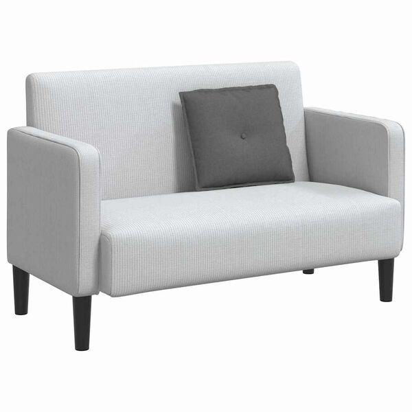 vidaXL Poglavni vzglavnik Temno siva 50 x 19 x 45 cm blago