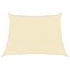 vidaXL Senčno jadro 160 g/m&sup2; krem 4/5x3 m HDPE
