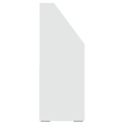 vidaXL Otroško stojalo za revije belo 71x30x78,5 cm iverna plošča