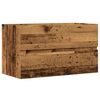 vidaXL Kopalni&scaron;ka viseča omarica starinski les 80x38,5x45 cm inž. les