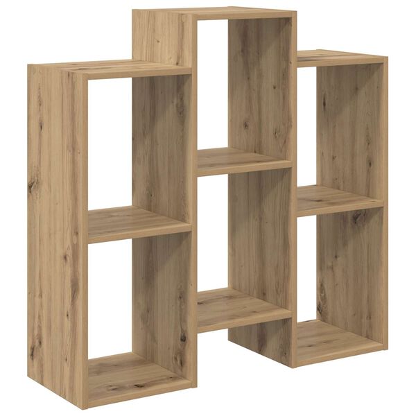 vidaXL Strani &scaron;al Umetni hrast 90 x 30 x 90 cm