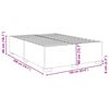vidaXL Posteljni okvir brez vzmetnice temno zelen 160x200 cm žamet