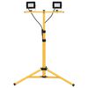 vidaXL LED reflektor s stojalom 2x20 W hladno bel