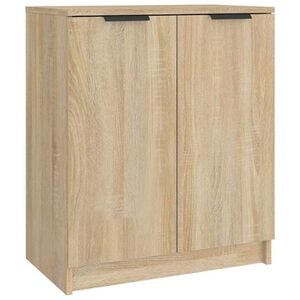 vidaXL Omarica za čevlje sonoma hrast 59x35x70 cm konstruiran les