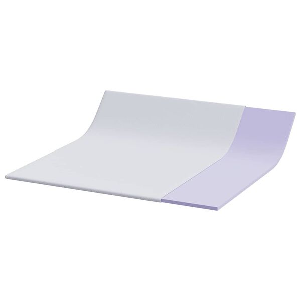 vidaXL Nadvložek Bela 180 x 200 cm Jacquard tkanina