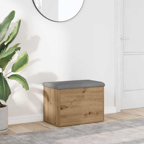 vidaXL klop za shranjevanje Artisan Oak 62x42x45 cm inženirski les