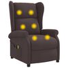 vidaXL Temno rjava Blago