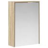 vidaXL Kopalni&scaron;ka ogledalna omara Sonoma hrast 43 x 16 x 62.5 cm