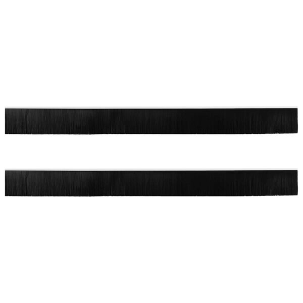 vidaXL Samolepljiva tesnila za vrata 2 pcs Bela 100 cm