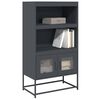 vidaXL Highboard Antracit 68x39x123 cm Jeklo