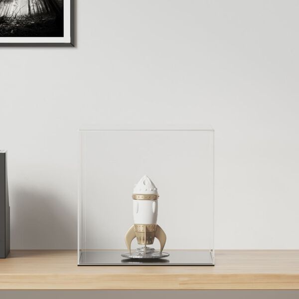 vidaXL Razstavna škatla prozorna 30x30x30 cm akril