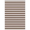 vidaXL Zebra zavesa rjava 160x200 cm &scaron;irina blaga 155,9 cm poliester