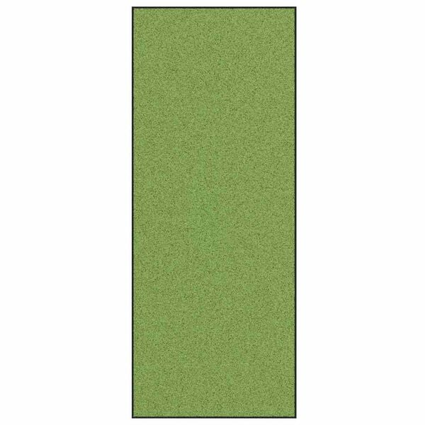 vidaXL Doormat Drugo Zelena in črna 120 x 300 cm Poliamid in PVC