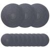 vidaXL Placemeti iz jute 12 pcs Temno siva &Oslash; 30 cm 100% Tossa juta