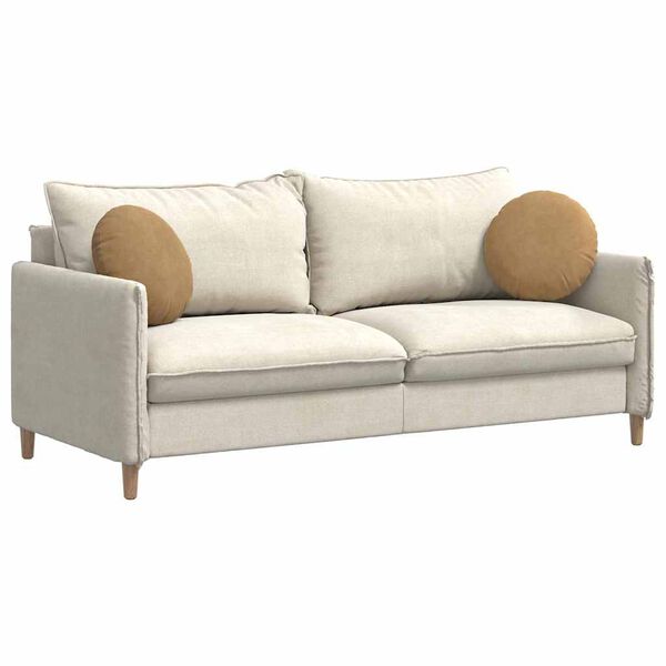 vidaXL Sedežne blazine 2 pcs Rjava Ø 40 x 13 cm Žamet