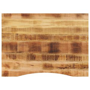 vidaXL Mizna plo&scaron;ča ukrivljena 110x80x2,5 cm trden mangov les